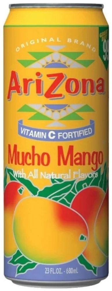 Чай Холодный Зеленый со Вкусом Манго Arizona Mucho Mango 0.65 - банка