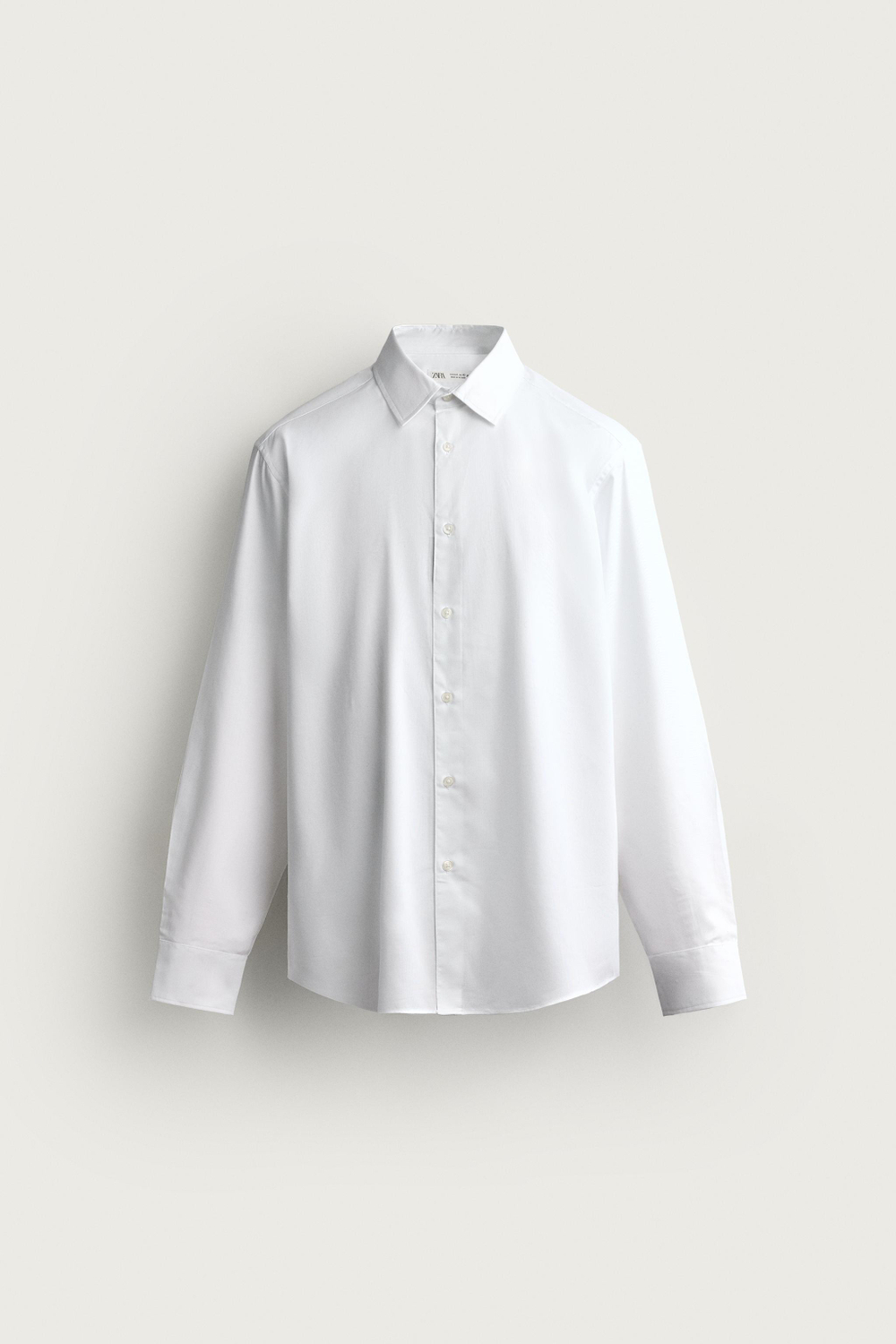 РУБАШКА С РЕЛЬЕФНОЙ ТЕКСТУРОЙ EASY CARE — ZARA