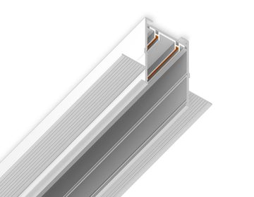 Шинопровод встраиваемый 2м под ГКЛ 12,6мм GL1009 WH белый Magnetic 220V Ambrella