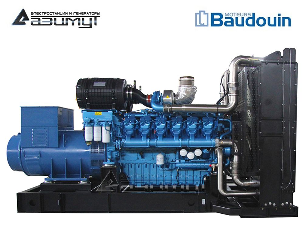 Дизельный генератор Азимут АД-800С-Т400-1РМ9 Baudouin