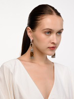 Серьги из тигрового глаза