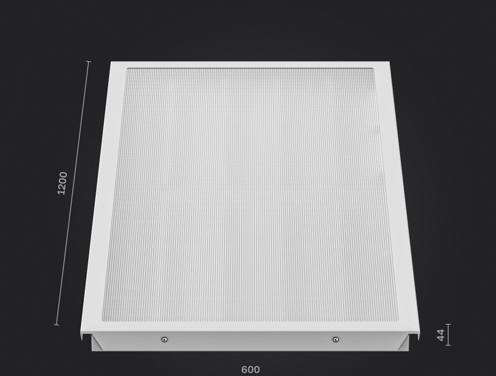 Светильник LED ДВО 105Вт 5000К 13500Лм IP54 CLIP-IN призма 1200х600х44мм DARKLUM