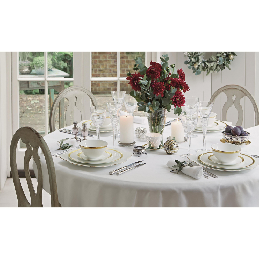 Wedgwood Обеденная тарелка Jasper Conran Gold 27 см 40000250