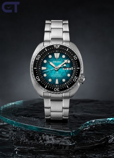 Seiko SRPH57 Prospex Sea мужские наручные часы — U.S. Special Edition дайвер с зелёным циферблатом