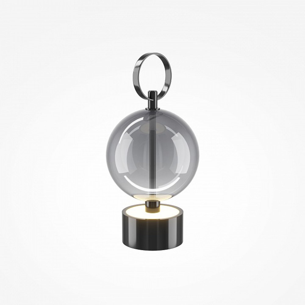 Настольная лампа декоративная Maytoni Double Moon MOD478RL-L3B3K