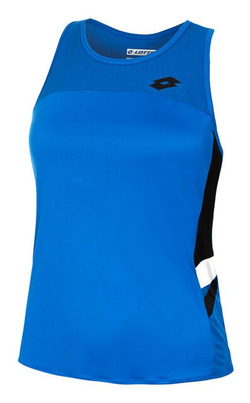 Женский теннисный топ Lotto Squadra Tank - skydiver blue
