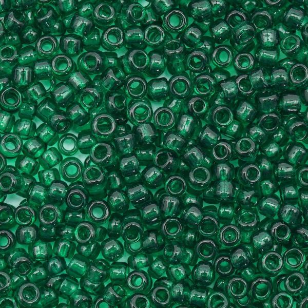 Бисер Astra&Craft 11/0 (2.1 мм), 200 г (10х20 г), цв. 23А-3 т.зеленый прозрачный с цветным центром