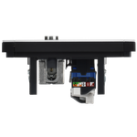 FORTE&PIANO Розетка двойная TV+RJ45 кат.6 FP237M металл белый IEK