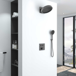 Душевой комплект Vincea  Инспаер (Inspire) VSFW-421I3GM встраиваемый, двухрежимный, вороненая сталь