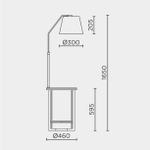 Напольный светильник MODEMODERN MD.6033.01FL