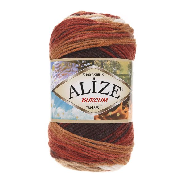 Пряжа Alize (Ализе) Burcum Batik / уп.5 мот. по 100 г, 210м, 2626 секционный A