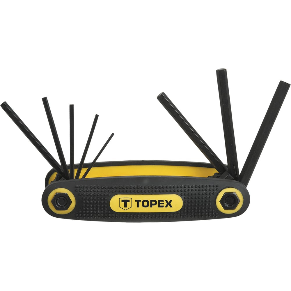 Набор шестигранных ключей TOPEX 1.5-6 мм, 8 шт. 35D958