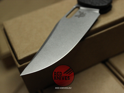 Нож Benchmade Taggedout 15535 А+++ - карбон рукоять, клинок стоунвош