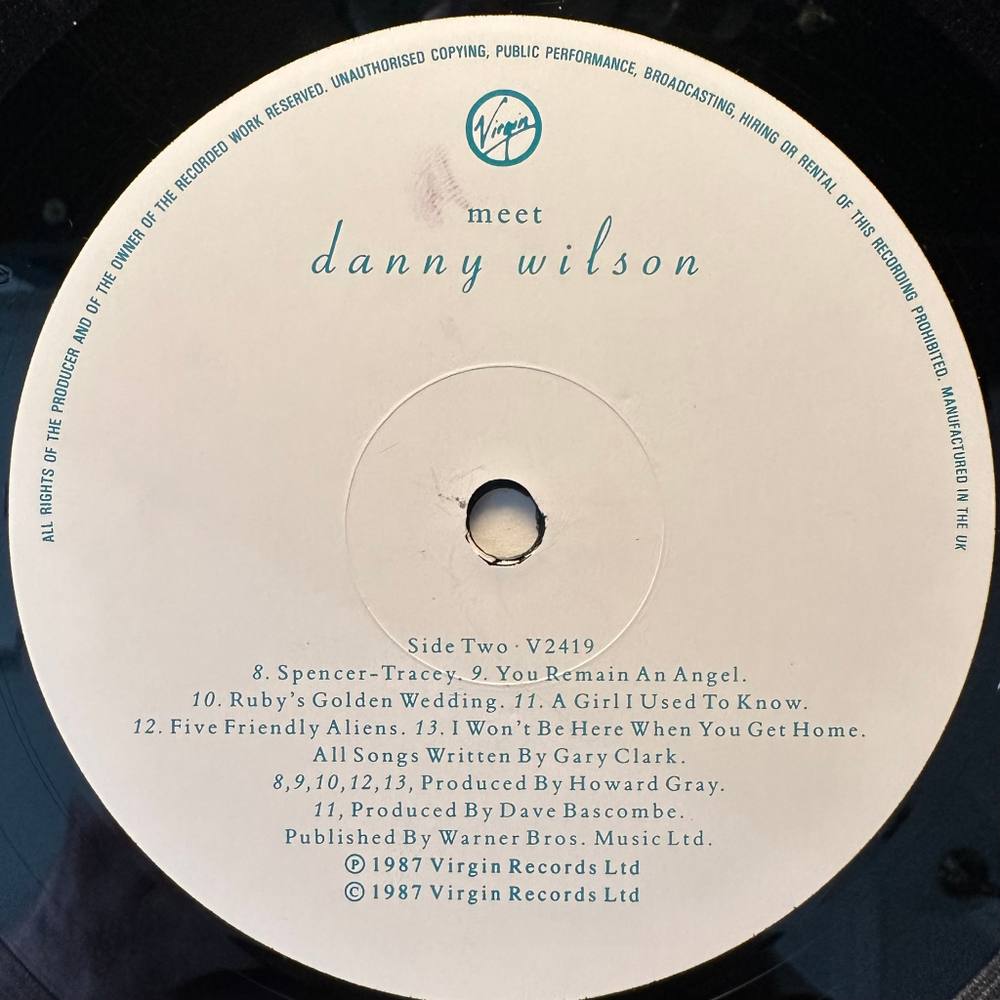 Danny Wilson - Meet Danny Wilson (Англия 1987г.)