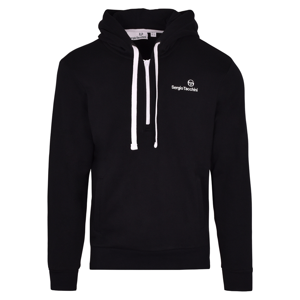 Мужская теннисная кофта Sergio Tacchini Bobby Sweater - black/white