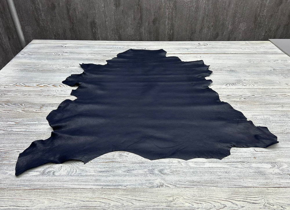 Лист натуральной кожи Poncho Lux Deep Marine