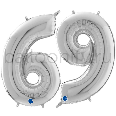 Шар ЦИФРА 9 Gold 26" 66 см