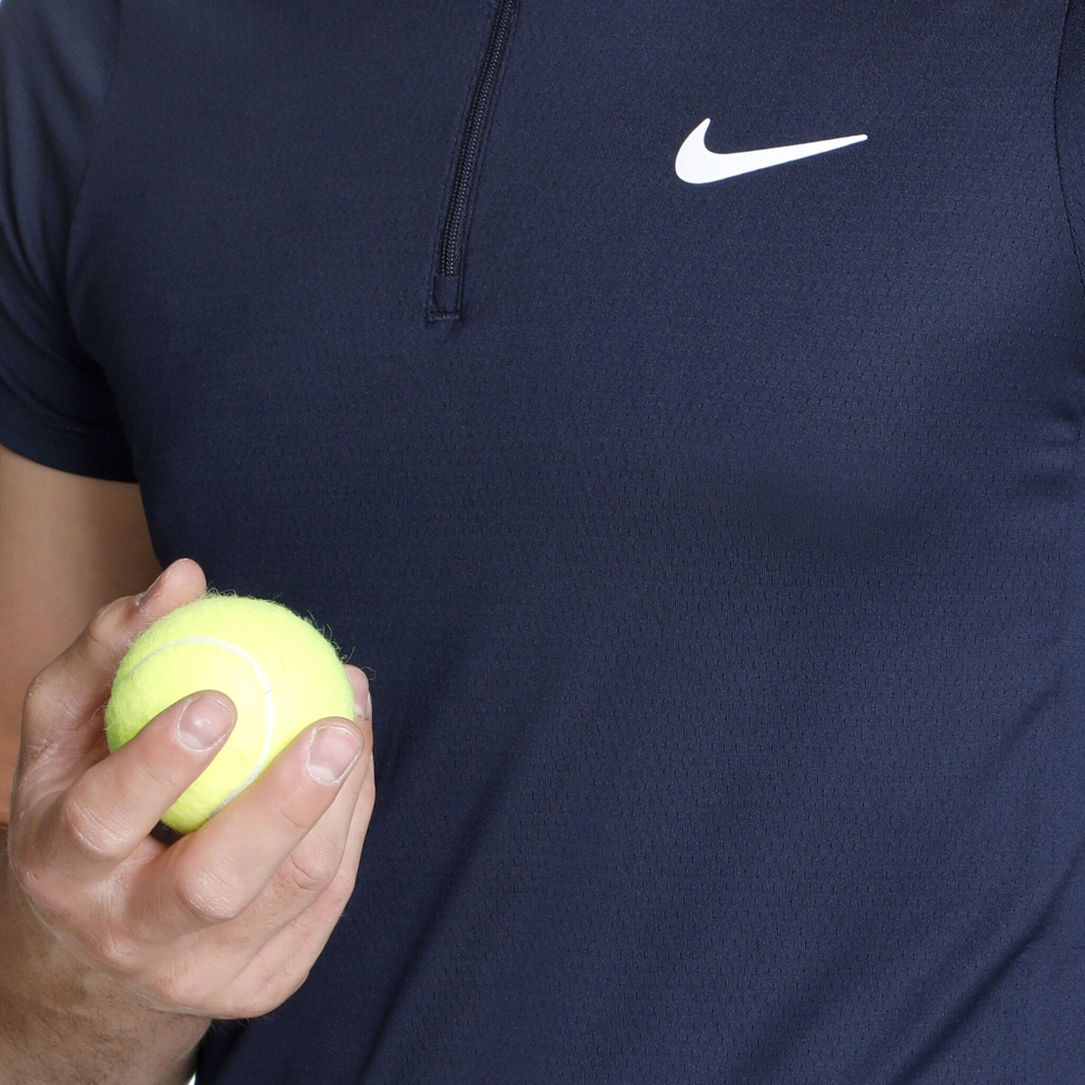 Мужское теннисное поло Nike Dri-Fit Advantage Polo Men - Dark Blue