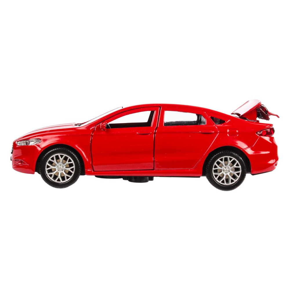 Модель ин. мет. "Ford Mondeo" 12см, откр дв, багаж, красный, коробка MONDEO-RD (Технопарк)