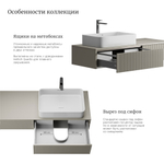 Тумба для ванной подвесная WVR 156