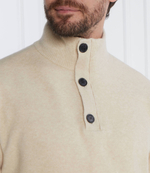 Свитер LYCRA BLEND BUTTON QUARTER ZIP Calvin Klein - бежевый(K10K111960)
