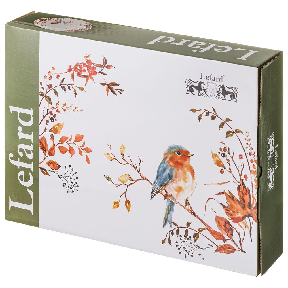 БЛЮДО ОВАЛЬНОЕ LEFARD "FOREST TALE" АКВАРЕЛЬ ПРИРОДЫ 41*28,5*4 СМ., РАЗНОЦВЕТНЫЙ