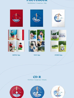 Альбом CIX - OK Prologue : Be OK 1st Album 3 Version SET