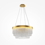 Подвесная светодиодная люстра Maytoni Trove MOD486PL-L38BSK