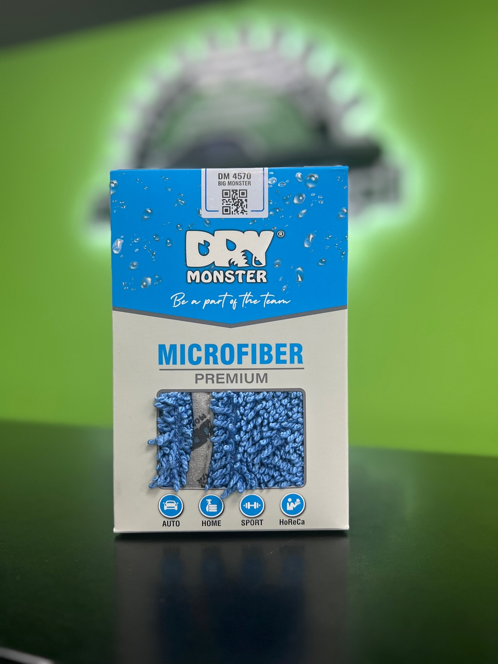 DRY MONSTER Big Monster Towel Полотенце для сушки, 45х70 см. (голубое)