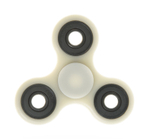 Недорогая игрушка-антистресс спиннер FIDGET SPINNER белый в коробке