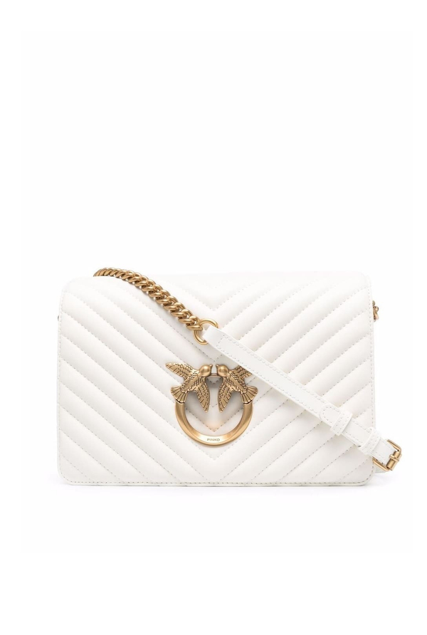 CLASSIC LOVE BAG CLICK CHEVRON – white