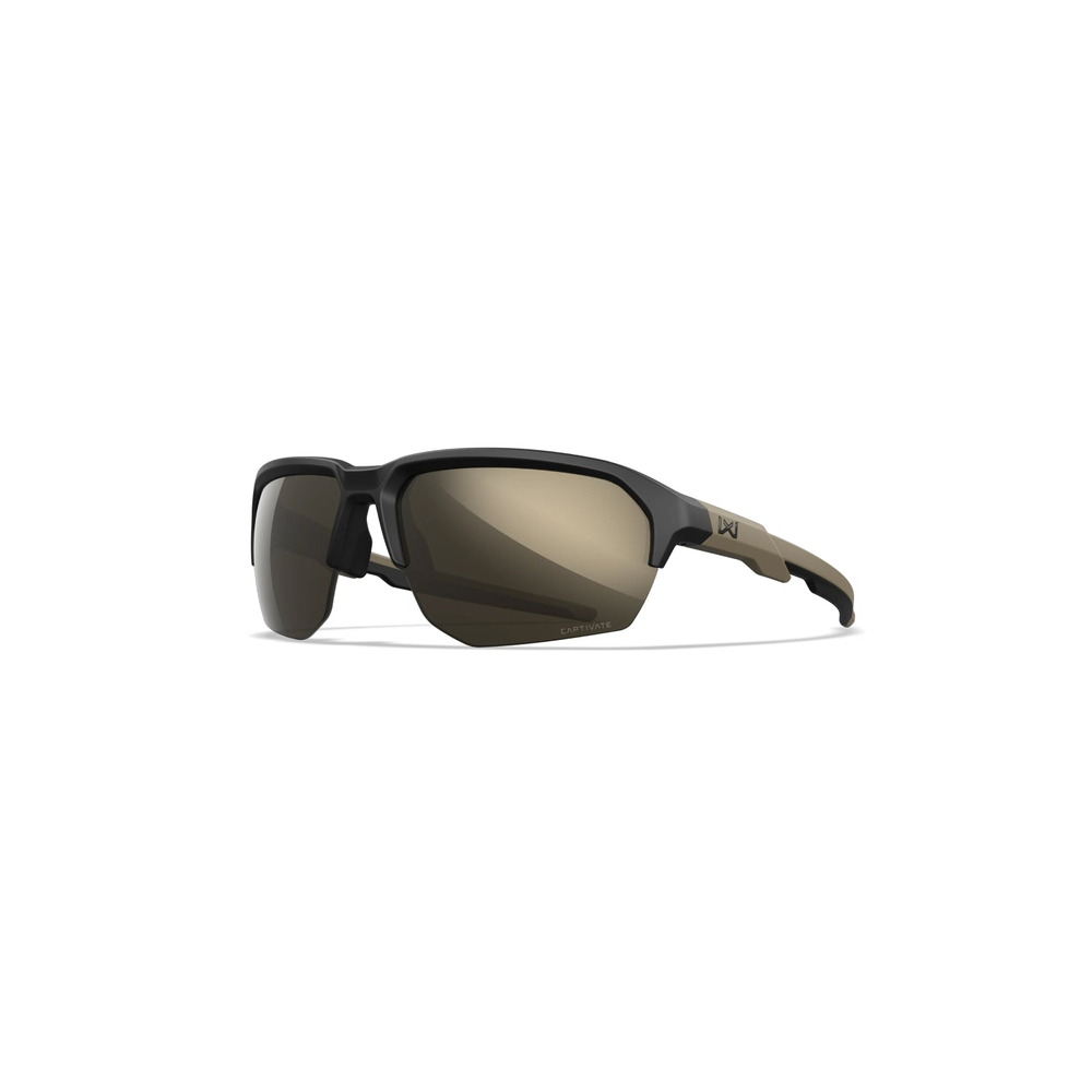 Очки баллистические Wiley X Jakl Captivate Tungsten Mirror Matte Black/Tan Frame