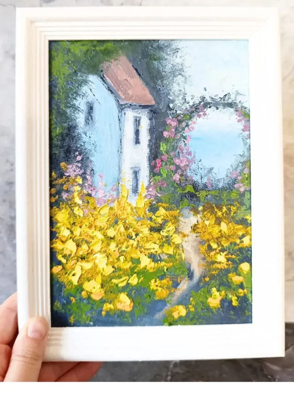 Картина на стену в раме 20*15