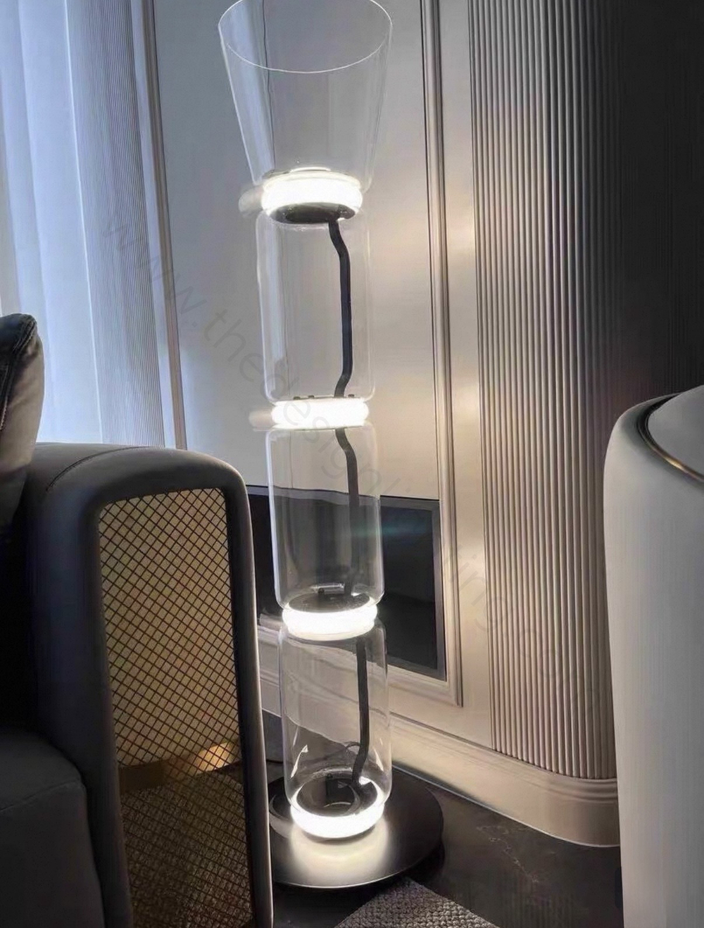 Floor design lamp Noctambule Cone by Flos