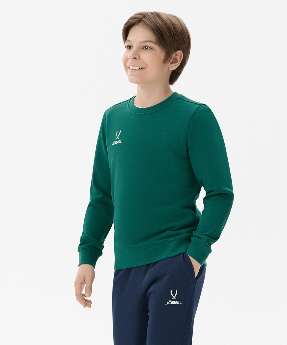 Свитшот ESSENTIAL Sweatshirt, темно-зеленый, детский