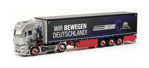Грузовик MAN TGX GX пп тентованный, Transporte Decker Düren