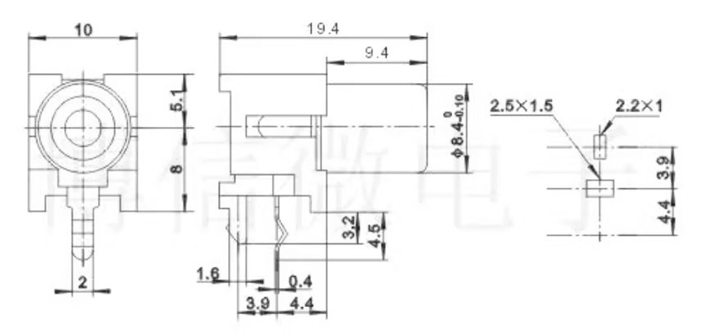Разъем RCA на 3pin - желтый