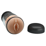 Вибромастурбатор-вагина 17,9см в черной колбе Pretty Love Emily BM-00900T65