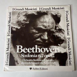 Винтажная виниловая пластинка LP Beethoven Бетховен, Симфоиня Sinfonia N. 7 Op. 92 (Италия 1981)