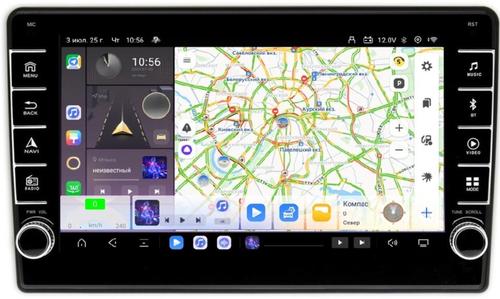 Магнитола для Lada Granta 2011-2018 (взамен ШГУ) - Kuberg OL-9062 (кнопки и крутилки) Android 13, Быстрая, CarPlay, 4G SIM-слот