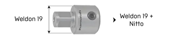 Корончатое сверло Karnasch 16х30 мм, SILVER-LINE RAIL, Weldon 19, арт. 20.1460-016