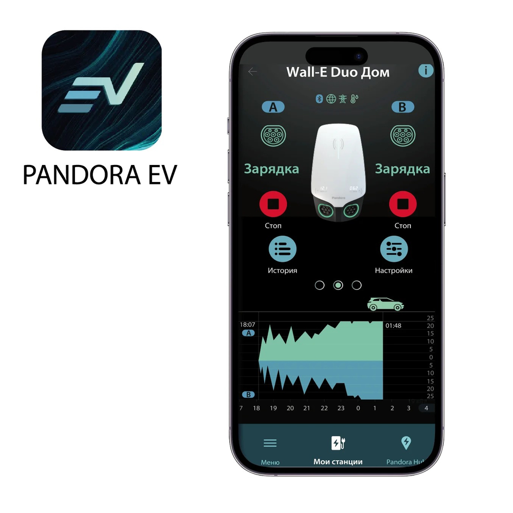 Pandora Wall-E DUO Business Edition AC 22+22 кВт
