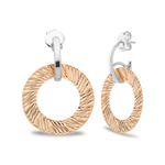Серьги Boccadamo Magic Circle Rosegold XOR535RS RG с золотым покрытием