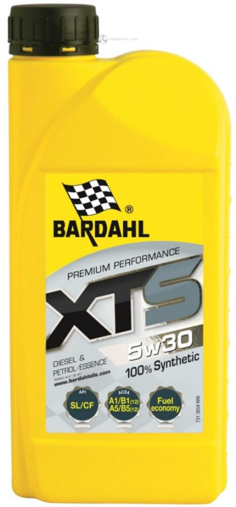 Масло моторное Bardahl XTS 5W-30 A5/B5 (12) синтетическое 1 л 36541
