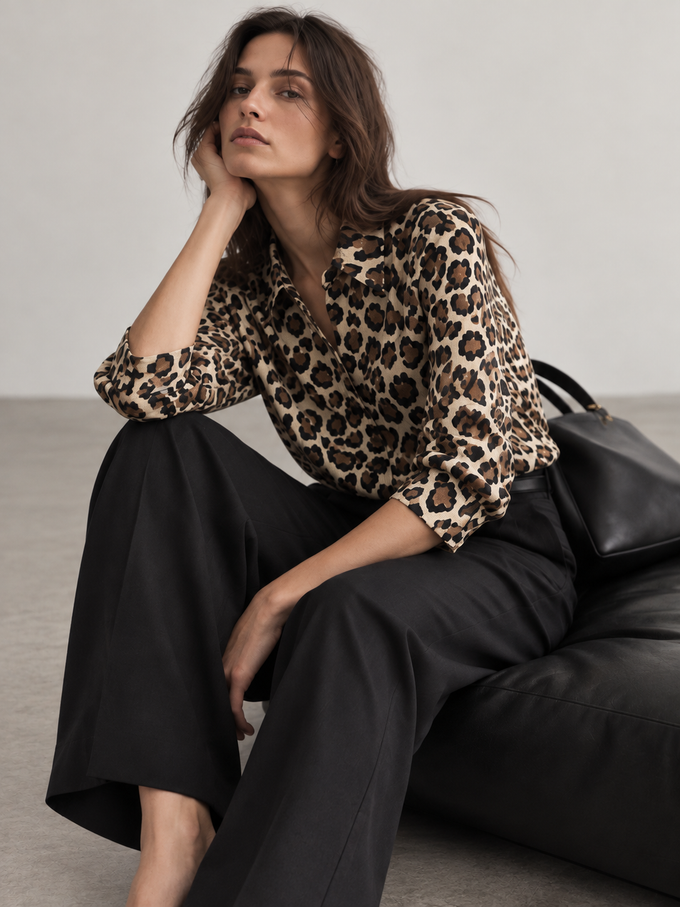 Рубашка хлопковая Zara, M