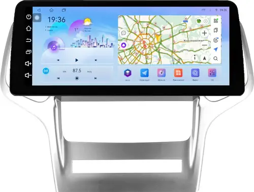 Магнитола для Jeep Grand Cherokee WK2 2010-2013 - FarCar S500-TS18 монитор 12.3" 2K QLED на Android 14, Быстрая, CarPlay, 4G SIM-слот