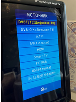 Телевизор на кухню, в авто 20" Full HD, Smart TV, черный