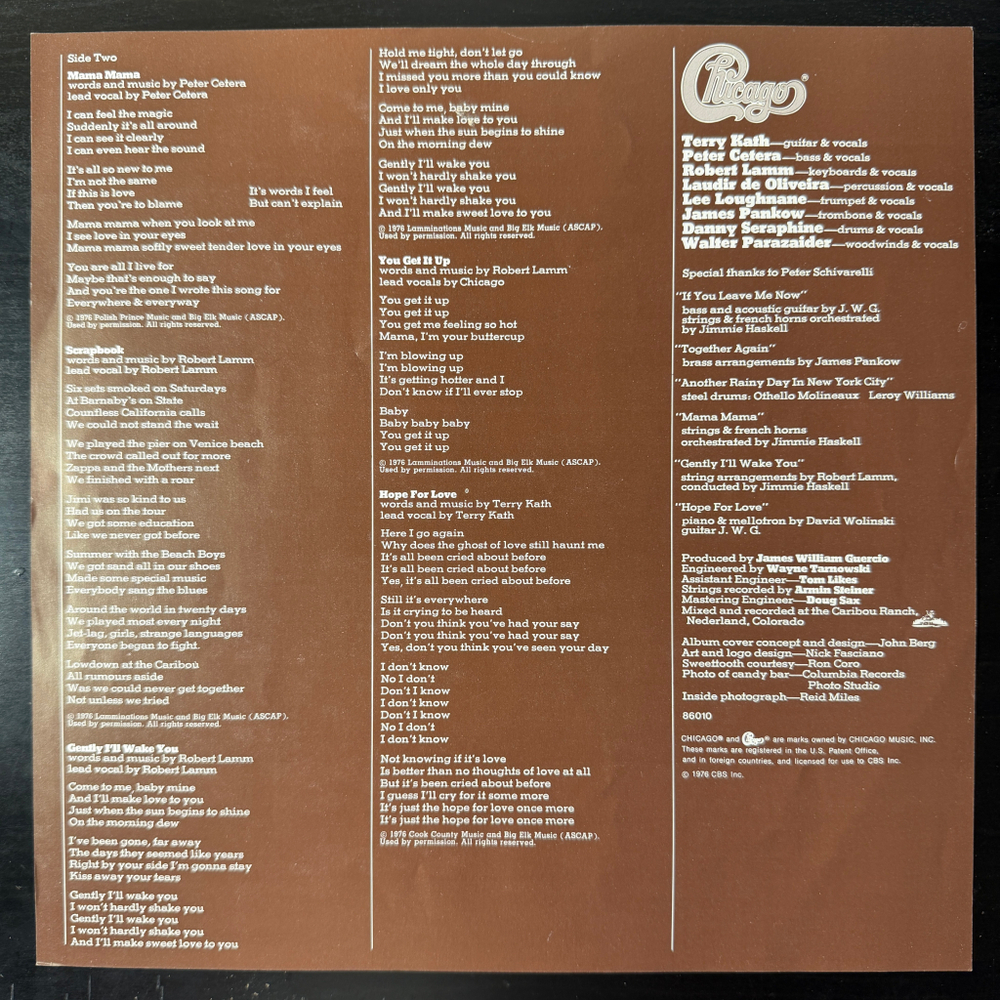 Chicago – Chicago X (Голландия 1976г.)