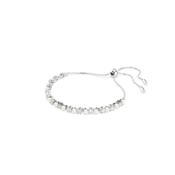 MATRIX:BRACELET 3MM WHITE/RHS M