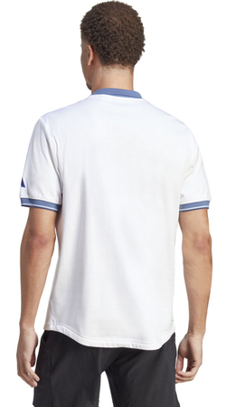 Мужское теннисное поло Adidas Clubhouse Classic Premium Tennis Polo Shirt - white